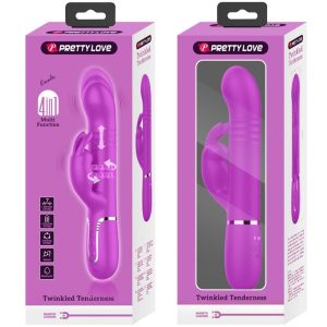 Pretty Love Coale Rabbit Vibrator met Kralen Paars Pretty Love Coale Rabbit Vibrator met Kralen Paars - Afbeelding 10
