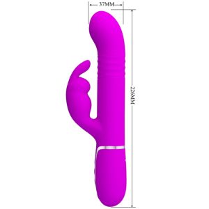 Pretty Love Coale Rabbit Vibrator met Kralen Paars Pretty Love Coale Rabbit Vibrator met Kralen Paars - Afbeelding 7