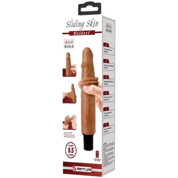 Pretty Love Waldorf Realistische Vibrator met Adering, Mulat