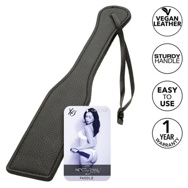 Calexotics Paddle Leder Zwart uit de Nocturnal Collection voor Impact Play