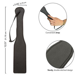 Calexotics Paddle Leder Zwart uit de Nocturnal Collection voor Impact Play Calexotics Paddle Leder Zwart uit de Nocturnal Collection voor Impact Play - Afbeelding 5