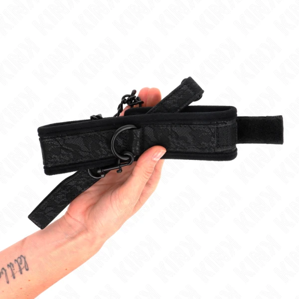 Kink Halsband met Riem – verstelbaar fetisj-accessoire