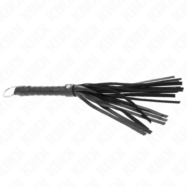 Kink Einfache Mini-Peitsche Schwarz