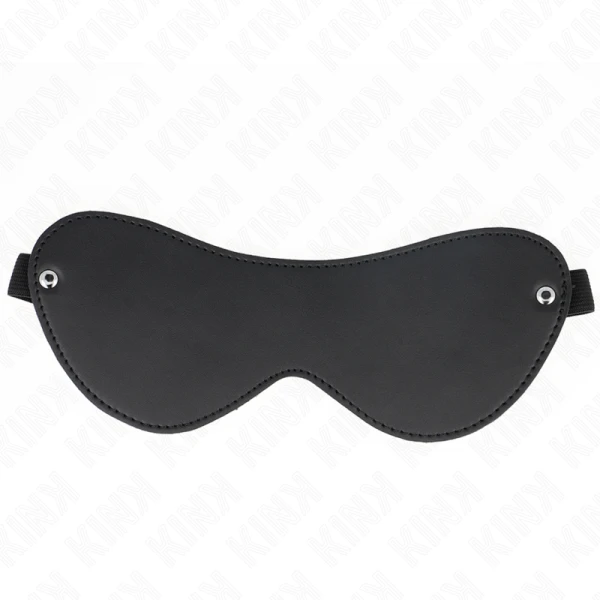 Kink oogmasker van kunstleer met 2 klinknagels Kink oogmasker van kunstleer met 2 klinknagels