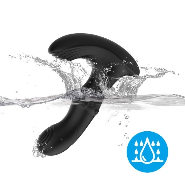 Armony Anale Prostaatvibrator met roterende motor en afstandsbediening Zwart Armony Anale Prostaatvibrator met roterende motor en afstandsbediening Zwart