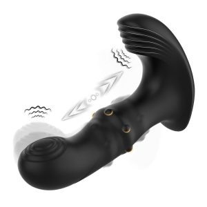 Armony Anale Prostaatvibrator met roterende motor en afstandsbediening Zwart Armony Anale Prostaatvibrator met roterende motor en afstandsbediening Zwart - Afbeelding 3