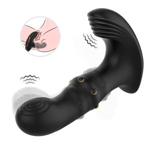 Armony Anale Prostaatvibrator met roterende motor en afstandsbediening Zwart Armony Anale Prostaatvibrator met roterende motor en afstandsbediening Zwart - Afbeelding 1