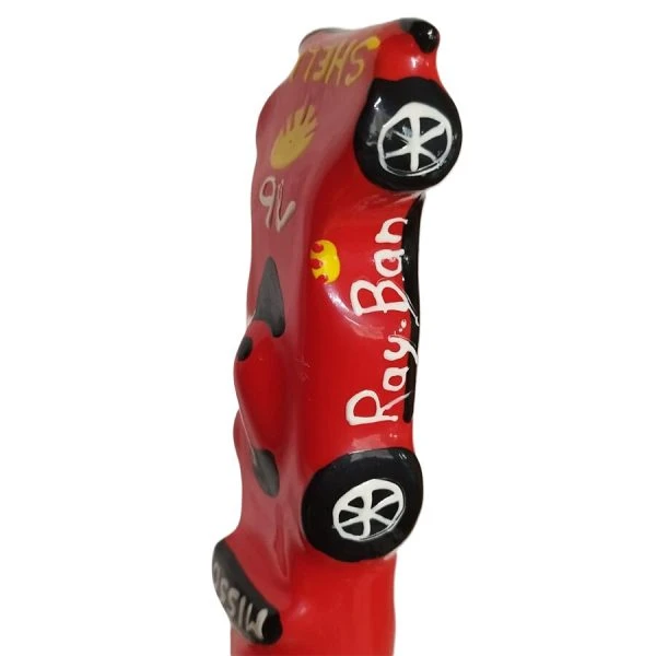 Condomerie handbeschilderde nieuwigheidscondooms F1 Ferrari XL als decoratief erotisch speeltje