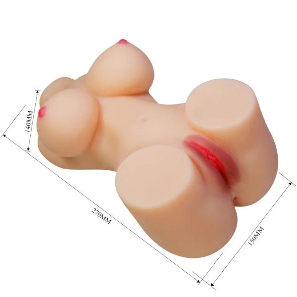 Crazy Bull Hetty Masturbator Torso met Vagina en Anus