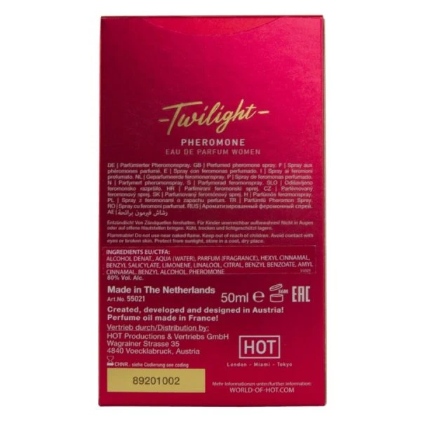 Hot Pheromon Parfum voor Dames met zintuiglijke geurnoten