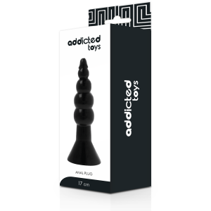 Addicted Toys Anaalplug voor gevorderde anale spelletjes, TPR, zwart Addicted Toys Anaalplug voor gevorderde anale spelletjes, TPR, zwart - Afbeelding 3
