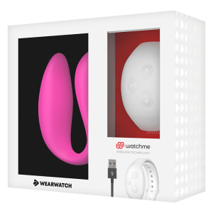 Wearwatch Watchme Dual Technology Vibrator met Dual-Technologie Fuchsia / Snow Wearwatch Watchme Dual Technology Vibrator met Dual-Technologie Fuchsia / Snow - Afbeelding 6