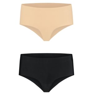 Bye Bra nahtlose Highbrief-Slips im 2er-Pack, unsichtbar unter enger Kleidung Bye Bra nahtlose Highbrief-Slips im 2er-Pack, unsichtbar unter enger Kleidung - Afbeelding 1
