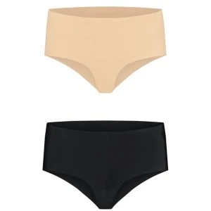 Bye Bra nahtlose Highbrief-Slips im 2er-Pack, unsichtbar unter enger Kleidung