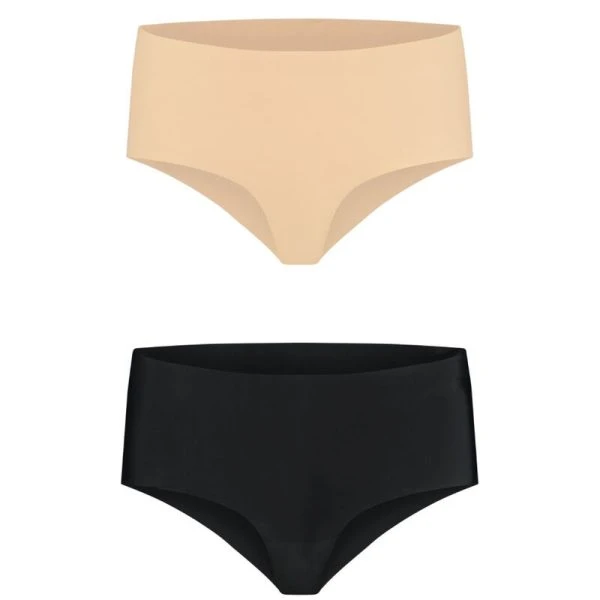 Bye Bra nahtlose Highbrief-Slips im 2er-Pack, unsichtbar unter enger Kleidung