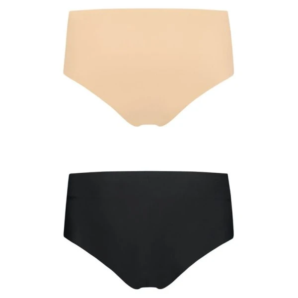 Bye Bra nahtlose Highbrief-Slips im 2er-Pack, unsichtbar unter enger Kleidung