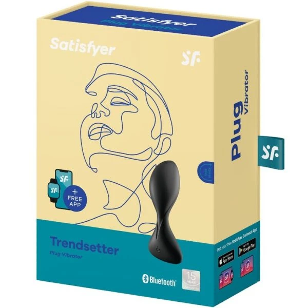 Satisfyer Trendsetter App-gestuurde Anale Vibrator met Tongpunt