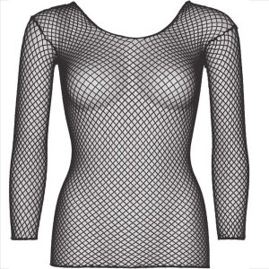Leg Avenue Netztop voor dames in zwart en blauw Leg Avenue Netztop voor dames in zwart en blauw - Afbeelding 4