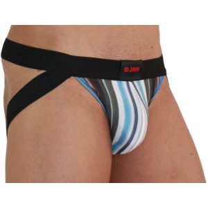 Burn Jockstrap 009 Meerkleurig/Zwart voor heren Burn Jockstrap 009 Meerkleurig/Zwart voor heren - Afbeelding 2