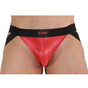 Burn Jockstrap 010 in Red and Black for Men