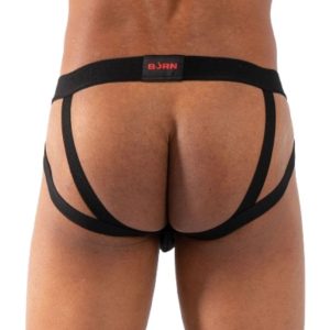 Burn Double Black Jock Jockstrap met transparante details Burn Double Black Jock Jockstrap met transparante details - Afbeelding 3