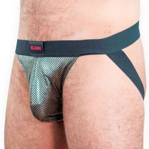 Burn Jockstrap 023 met glitterdetails en transparante inzetstukken Burn Jockstrap 023 met glitterdetails en transparante inzetstukken - Afbeelding 2