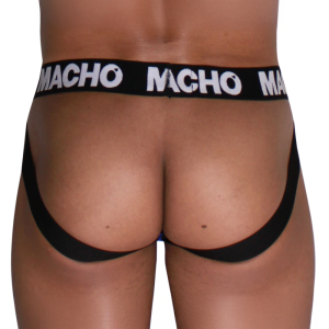 Macho Underwear Jockstrap Mx28az Blauw – Ondersteunende Slip voor Mannen Macho Underwear Jockstrap Mx28az Blauw – Ondersteunende Slip voor Mannen - Afbeelding 3