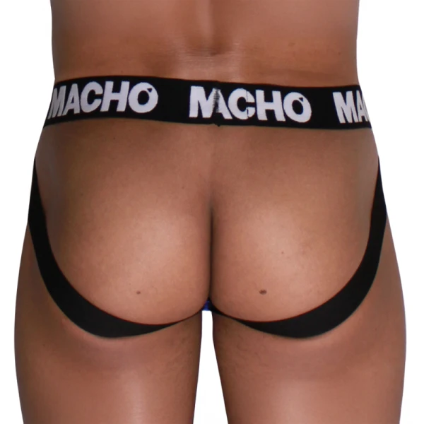 Macho Underwear Jockstrap Mx28az Blauw – Ondersteunende Slip voor Mannen