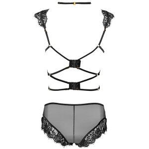 Livco Corsetti Fashion BH-Set Palmenom LC 90614 met kant en transparante stof Livco Corsetti Fashion BH-Set Palmenom LC 90614 met kant en transparante stof - Afbeelding 4