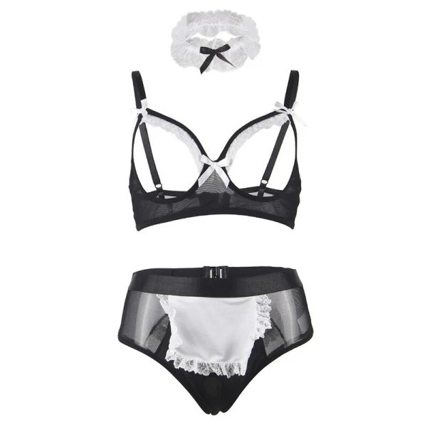 Subblime Sexy Zofenkostüm met halsketting en slipje zonder kruis Subblime Sexy Zofenkostüm met halsketting en slipje zonder kruis