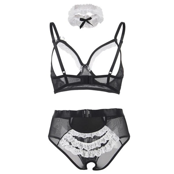 Subblime Sexy Zofenkostüm met halsketting en slipje zonder kruis Subblime Sexy Zofenkostüm met halsketting en slipje zonder kruis