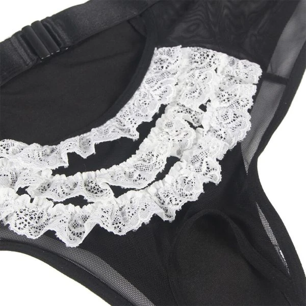 Subblime Sexy Zofenkostüm met halsketting en slipje zonder kruis Subblime Sexy Zofenkostüm met halsketting en slipje zonder kruis