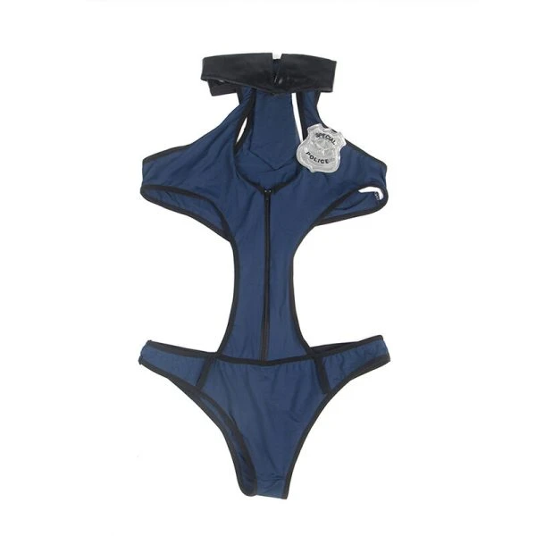 Subblime Sexy Polizeikostüm Body blau Subblime Sexy Polizeikostüm Body blau