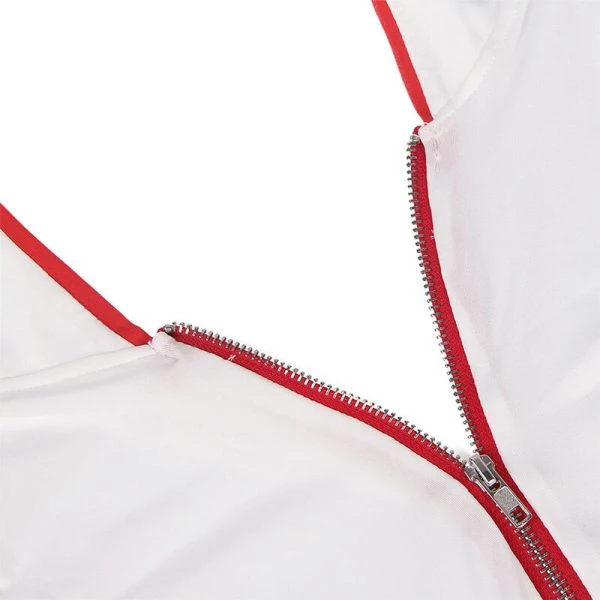 Subblime Sexy Verpleegsterskostuum Jurk rood-wit Subblime Sexy Verpleegsterskostuum Jurk rood-wit