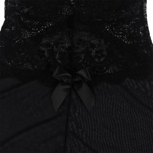 Subblime Babydoll van tule met kant en bloemdetail Subblime Babydoll van tule met kant en bloemdetail - Afbeelding 5