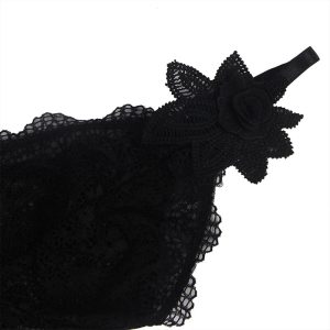 Subblime Babydoll van tule met kant en bloemdetail Subblime Babydoll van tule met kant en bloemdetail - Afbeelding 7