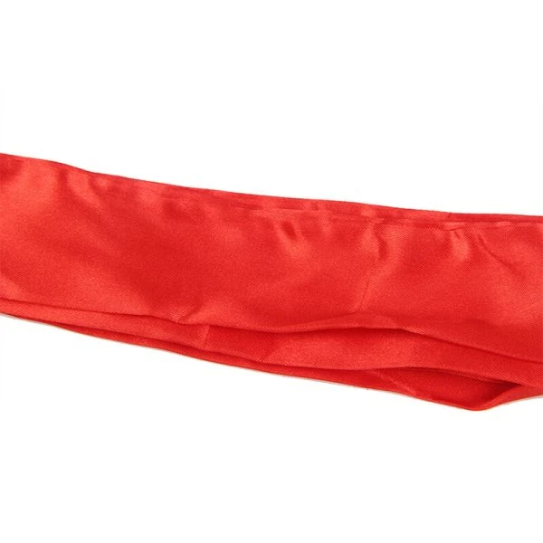 Subblime transparante stoffen mantel met kantdetail in rood