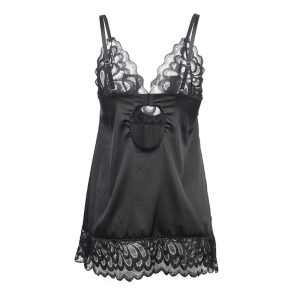 Subblime Babydoll met bloemenprint op de borst zwart Subblime Babydoll met bloemenprint op de borst zwart - Afbeelding 6