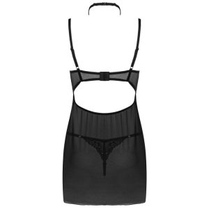 Livco Corsetti Fashion Babydoll Binella Set met String Zwart Livco Corsetti Fashion Babydoll Binella Set met String Zwart - Afbeelding 4