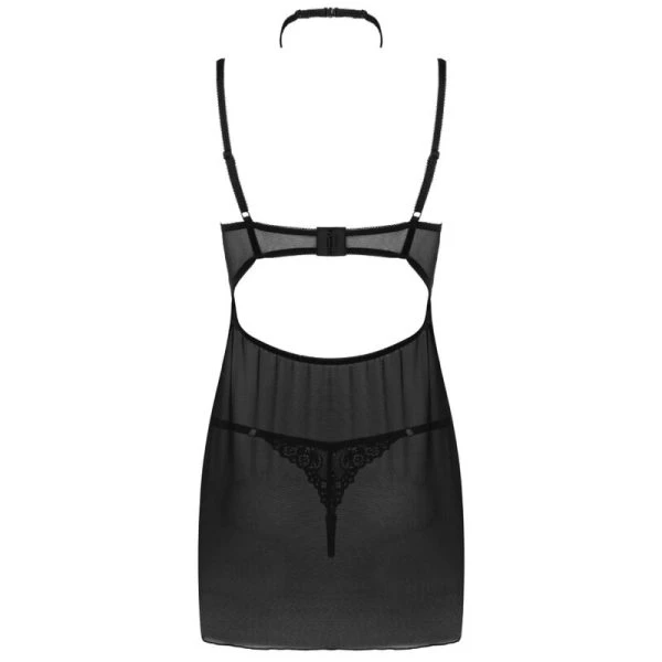 Livco Corsetti Fashion Babydoll Binella Set met String Zwart Livco Corsetti Fashion Babydoll Binella Set met String Zwart