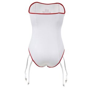 Subblime Sexy Verpleegsterskostuum Teddy schouder vrij Subblime Sexy Verpleegsterskostuum Teddy schouder vrij - Afbeelding 5
