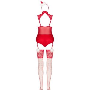 Livco Corsetti Fashion Body met Kousen en Kersthoofdband Limpid Snowflakes Livco Corsetti Fashion Body met Kousen en Kersthoofdband Limpid Snowflakes - Afbeelding 4