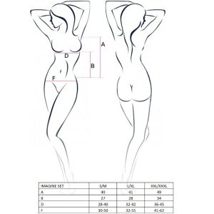 Passion Imagine Set Dessous-Set ouvert zwart Passion Imagine Set Dessous-Set ouvert zwart - Afbeelding 3