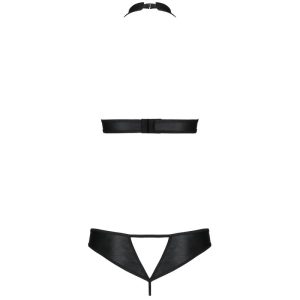 Passion Malwia Ecologisch Leren Set met BH en Tanga Passion Malwia Ecologisch Leren Set met BH en Tanga - Afbeelding 4