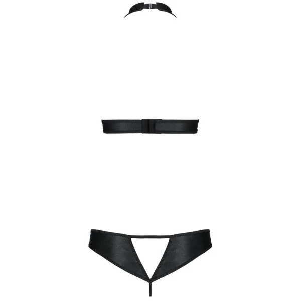 Passion Malwia Ecologisch Leren Set met BH en Tanga