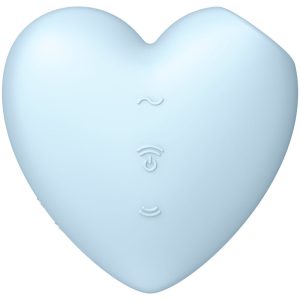 Satisfyer Cutie Heart Air Pulse Vibrator met clitorisstimulatie Satisfyer Cutie Heart Air Pulse Vibrator met clitorisstimulatie - Afbeelding 2
