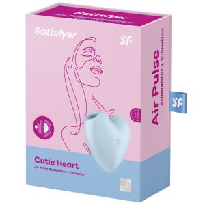 Satisfyer Cutie Heart Air Pulse Vibrator met clitorisstimulatie Satisfyer Cutie Heart Air Pulse Vibrator met clitorisstimulatie - Afbeelding 4
