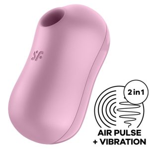 Satisfyer Cotton Candy Auflegevibrator mit Luftimpulsen und Vibrationen Satisfyer Cotton Candy Auflegevibrator mit Luftimpulsen und Vibrationen – Bild 1