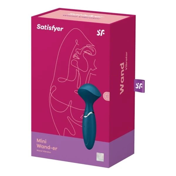 Satisfyer Mini Wand-er opzetvibrator met flexibele kop