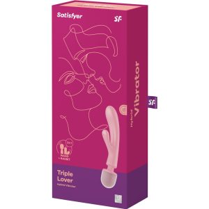 Satisfyer Triple Lover Rabbit Vibrator met Massagestaf Satisfyer Triple Lover Rabbit Vibrator met Massagestaf - Afbeelding 7